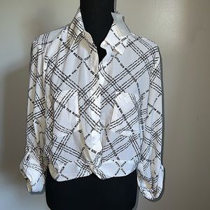 Crop top blouse /size medium/ new